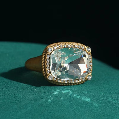 Blue Veritas Gold Ring - Voisson