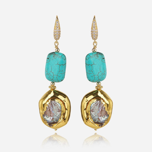Bluefire Muse Earrings - Voisson