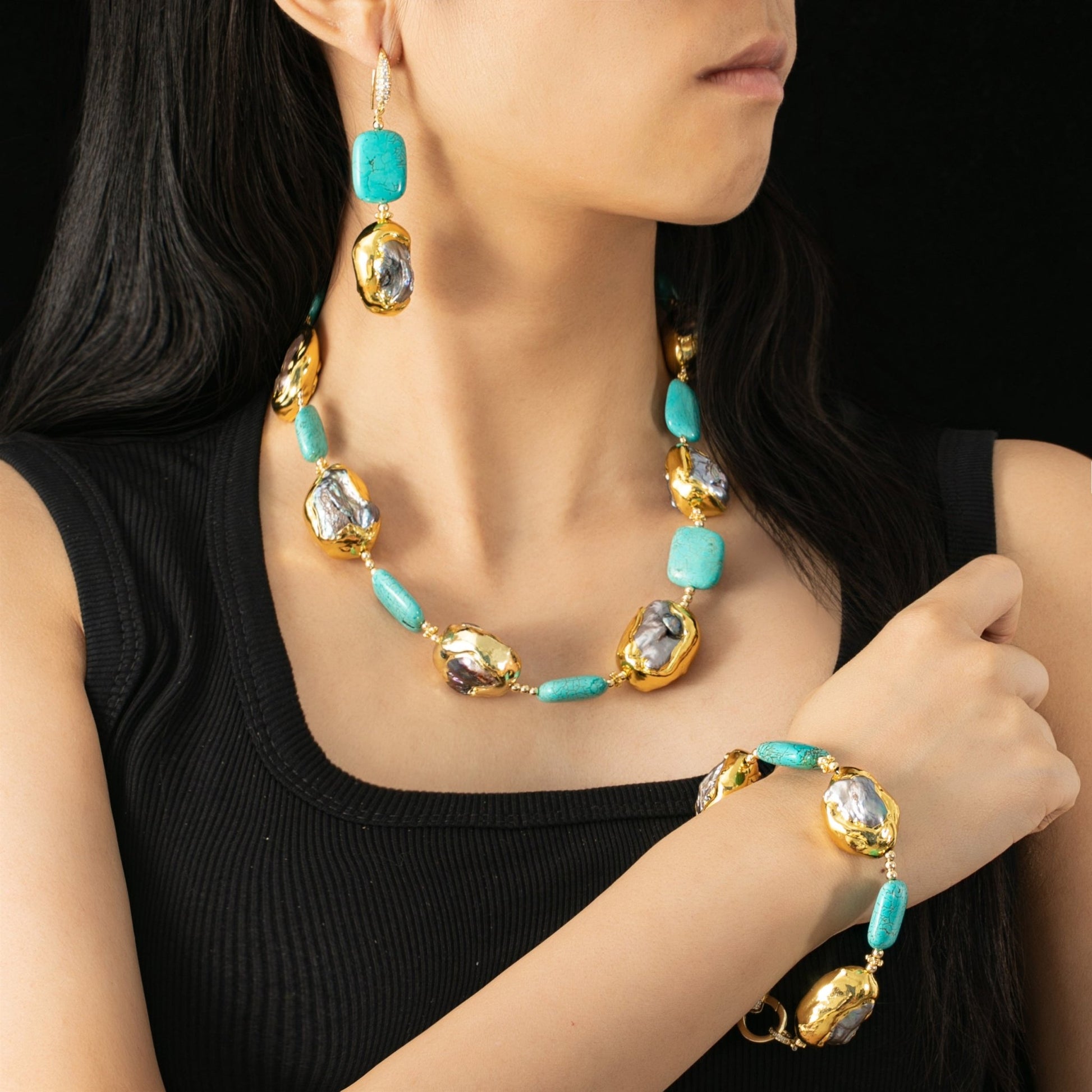 Bluefire Muse Earrings - Voisson