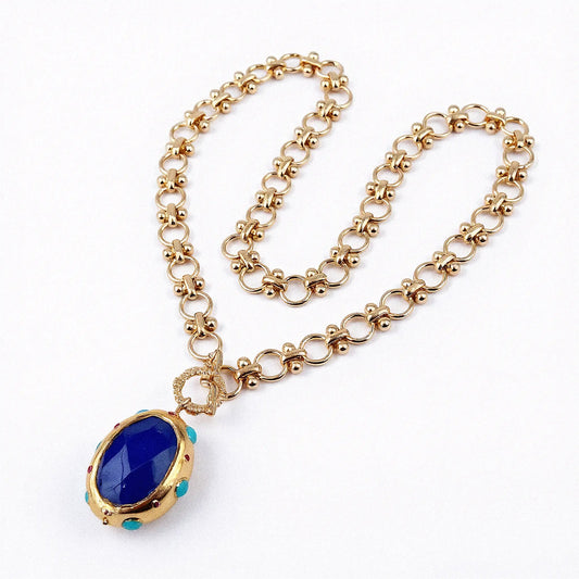 BlueMuse Orb Chain Necklace - Voisson