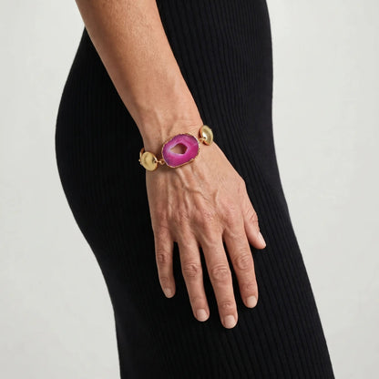 Blush Verve Statement Bracelet - Voisson