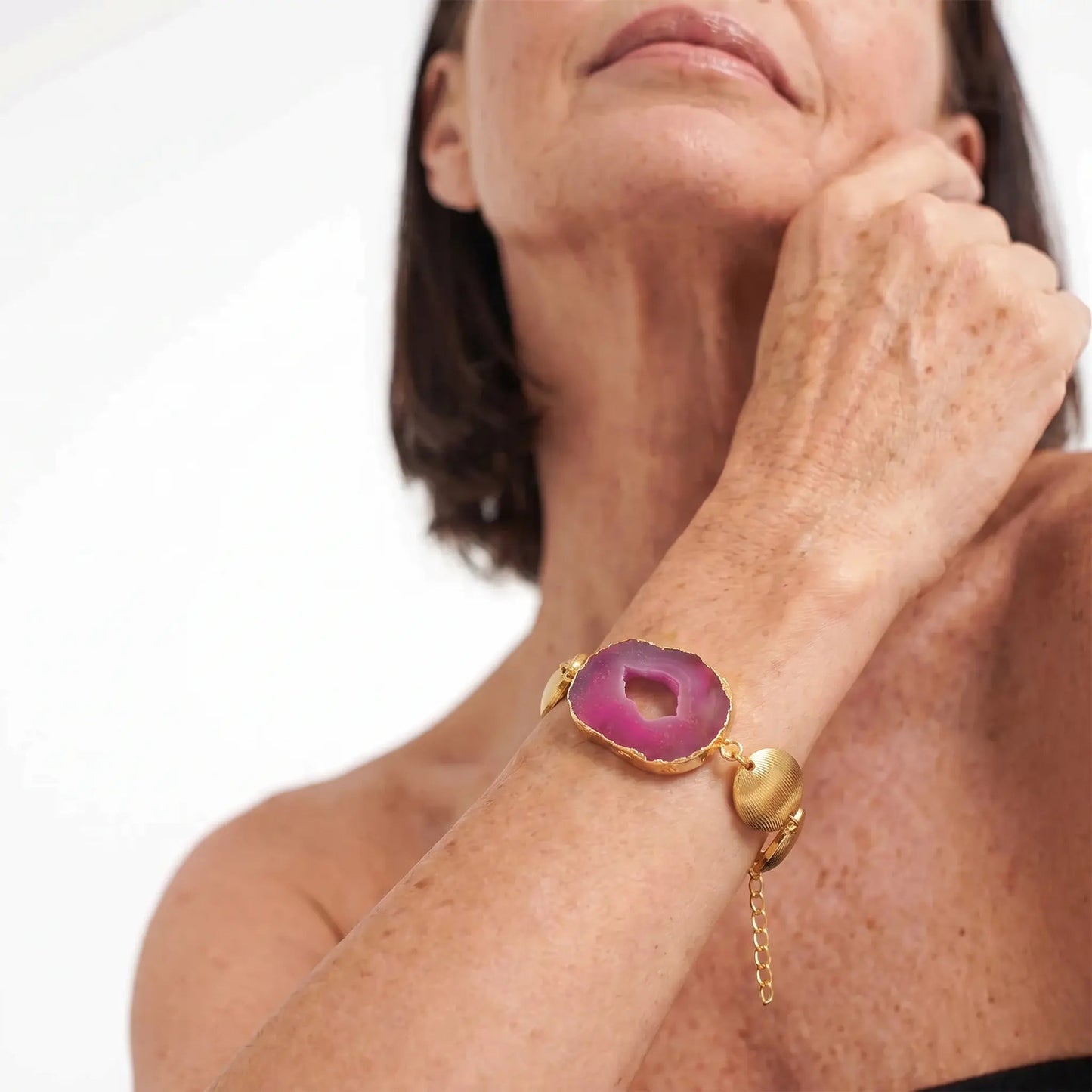 Blush Verve Statement Bracelet - Voisson