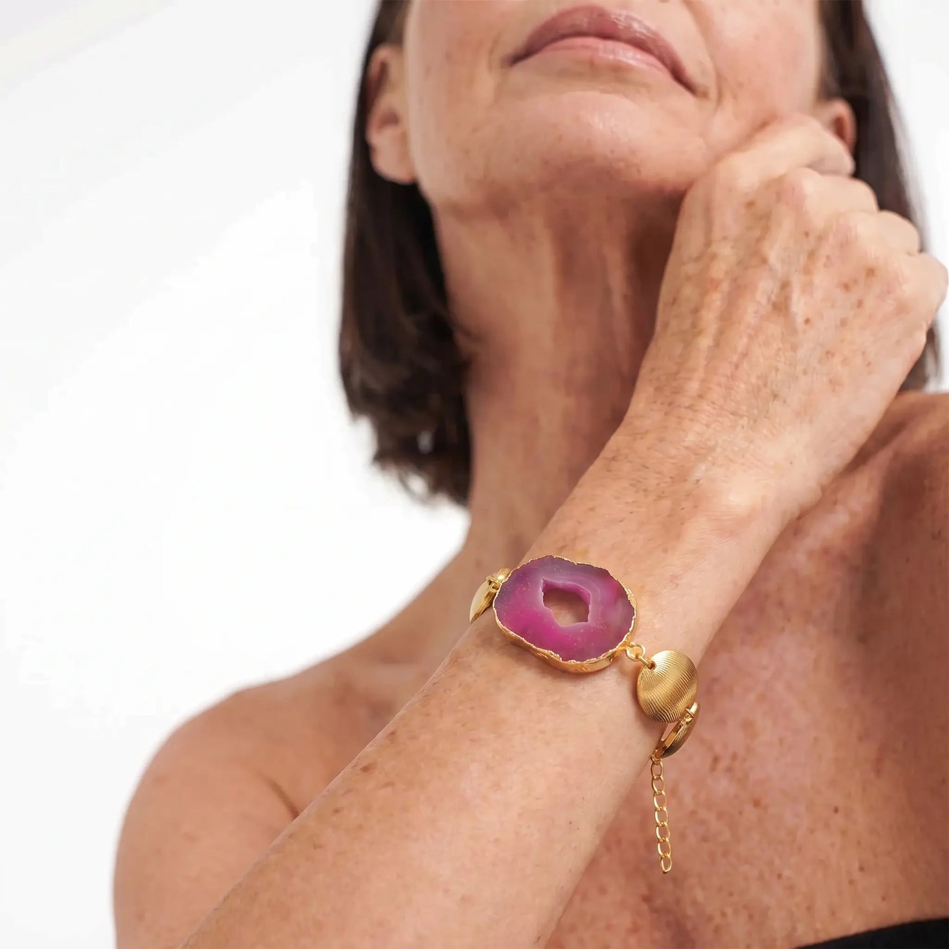 Blush Verve Statement Bracelet - Voisson