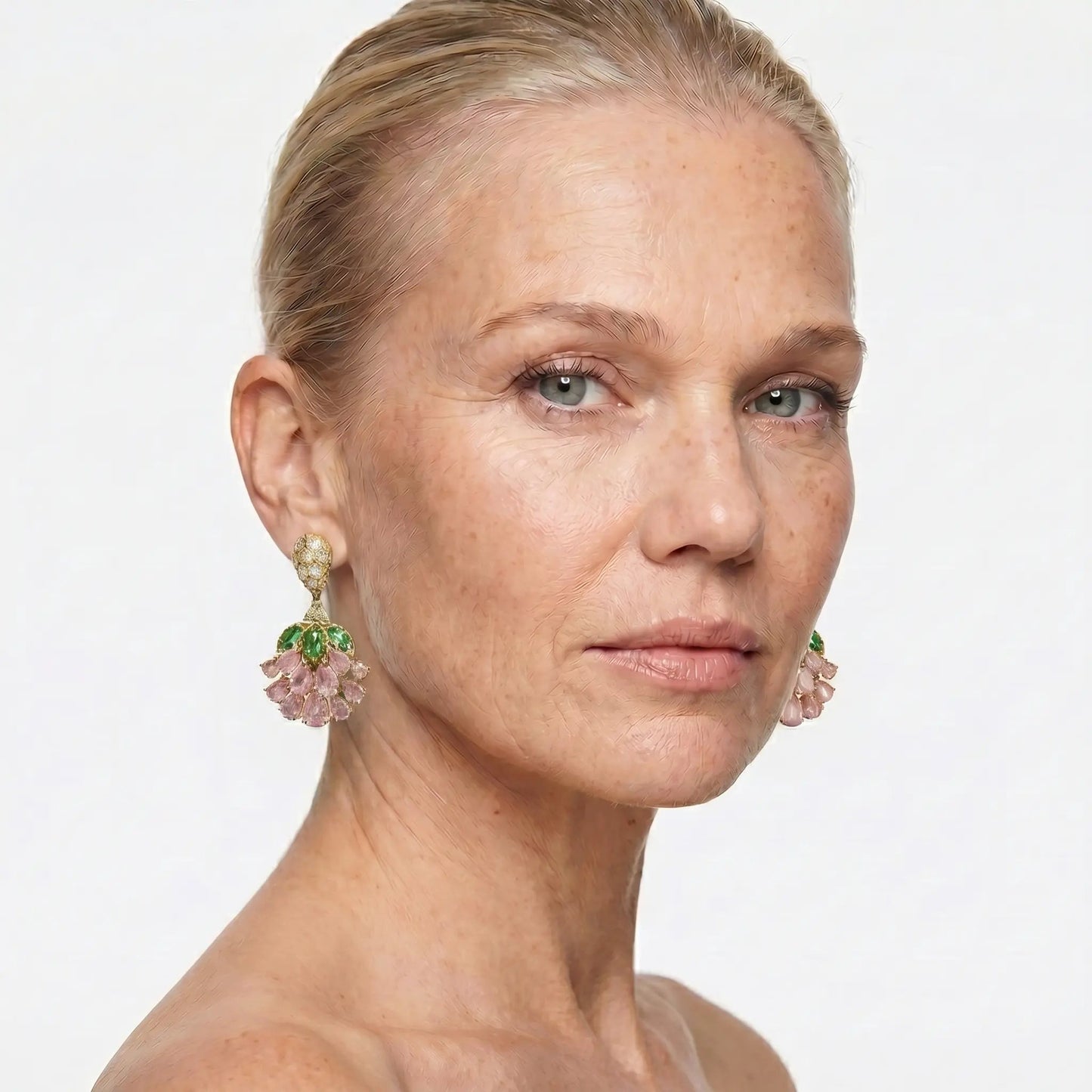 Blush Vine Drop Earrings - Voisson