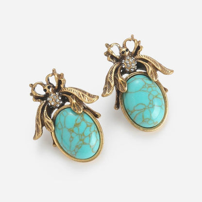 Bohemian Beetle Heirloom Earrings - Voisson