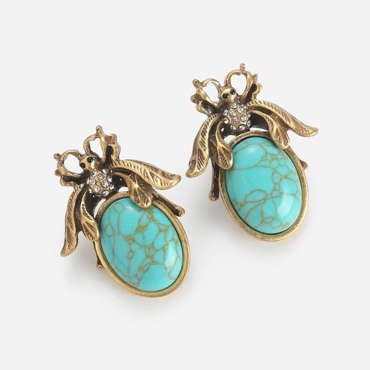 Bohemian Beetle Heirloom Earrings - Voisson