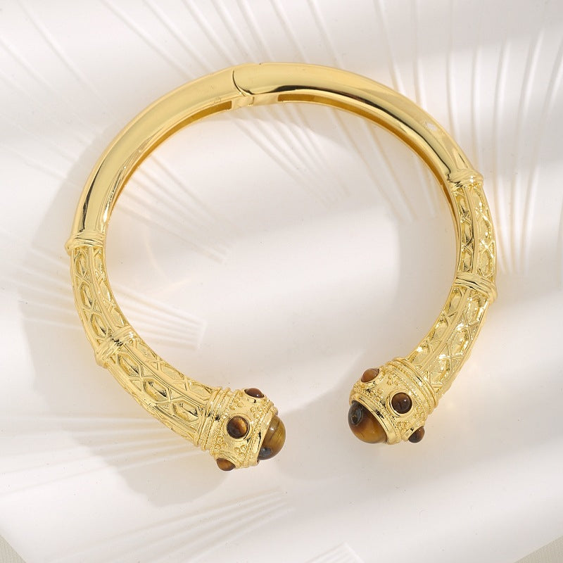 Royal Insignia Cuff Bracelet
