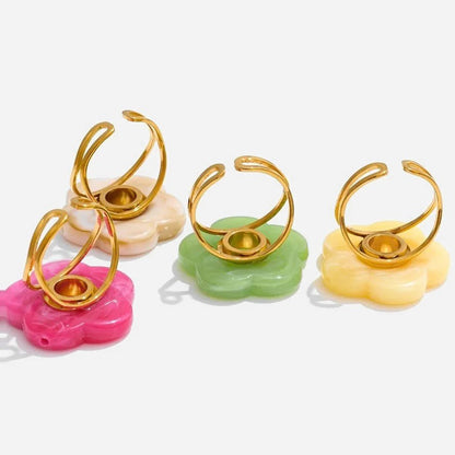 Candy Bloom Open Ring - Voisson
