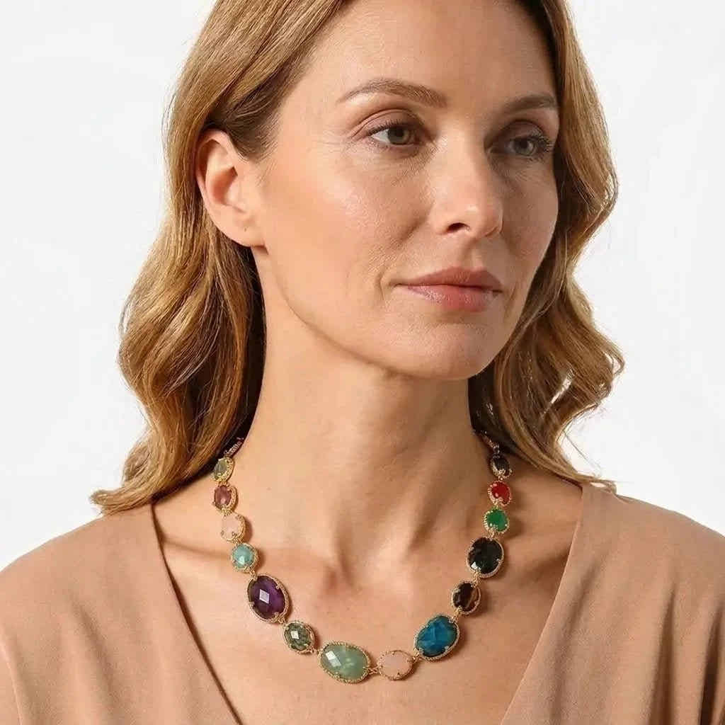 Carnelian Bloom Necklace - Voisson