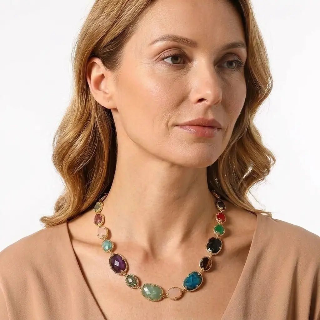 Carnelian Bloom Necklace - Voisson