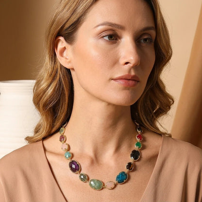Carnelian Bloom Necklace - Voisson