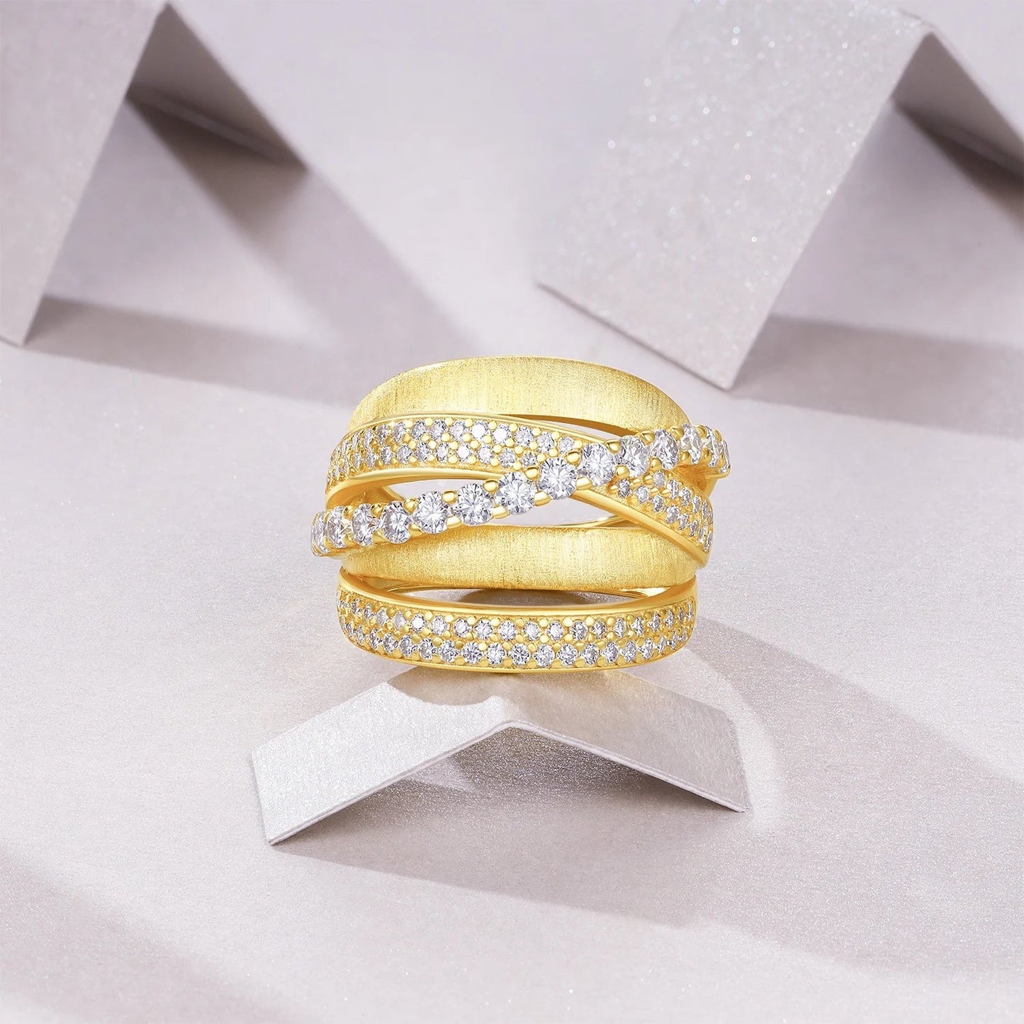 Celeste Orbit Moissanite Ring - Voisson