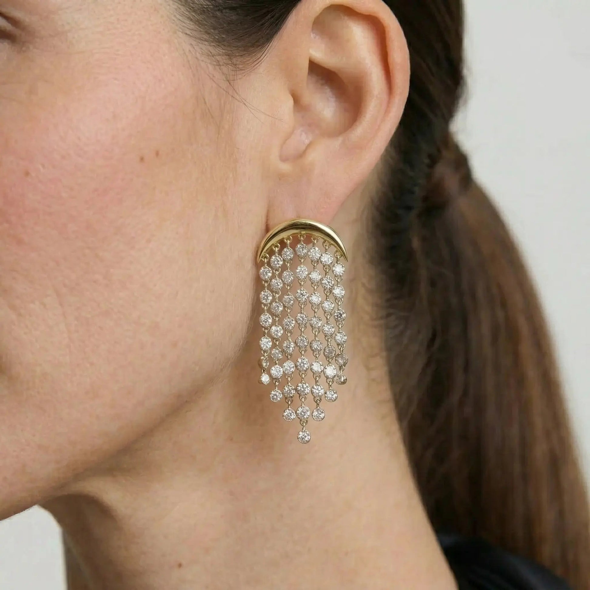 CelesteDrop Tassel Earrings - Voisson