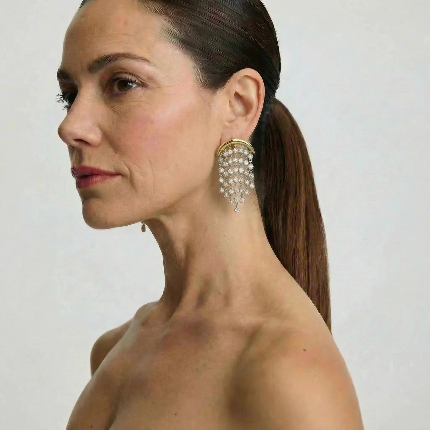 CelesteDrop Tassel Earrings - Voisson
