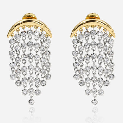 CelesteDrop Tassel Earrings - Voisson