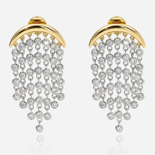 CelesteDrop Tassel Earrings - Voisson