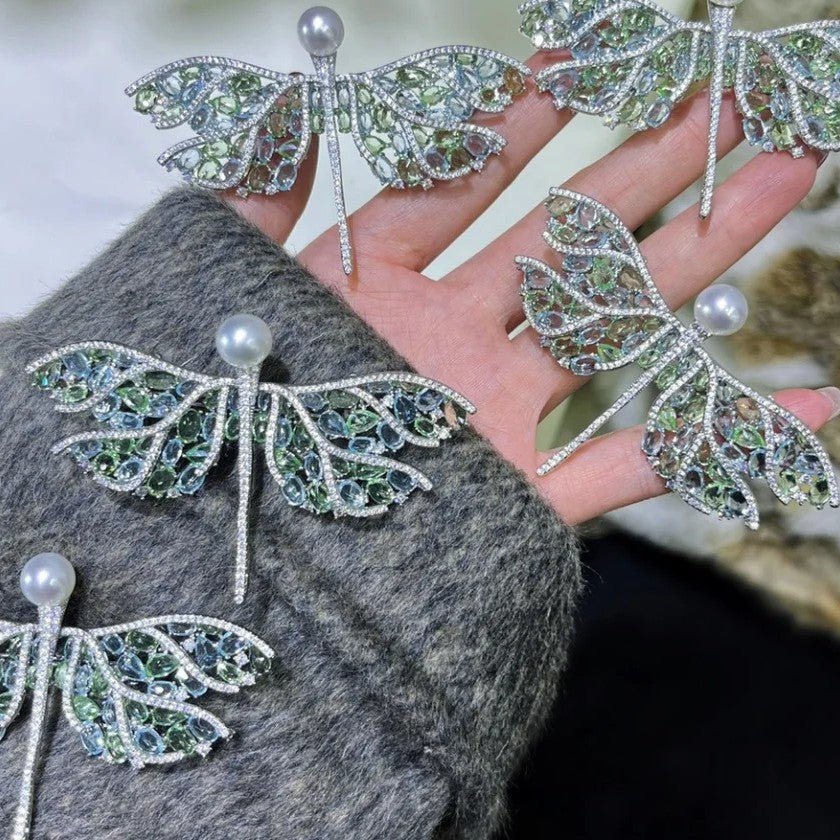 Celestial Dragonfly Brooch - Voisson