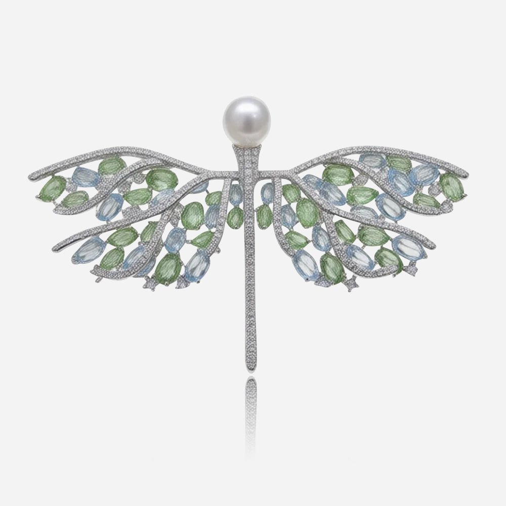 Celestial Dragonfly Brooch - Voisson