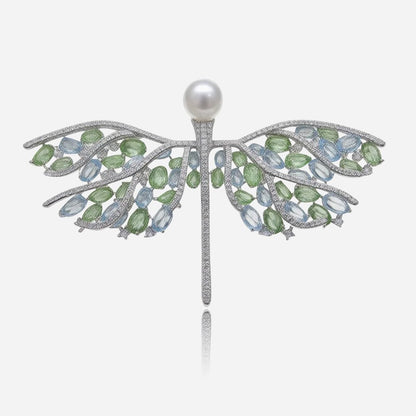 Celestial Dragonfly Brooch - Voisson