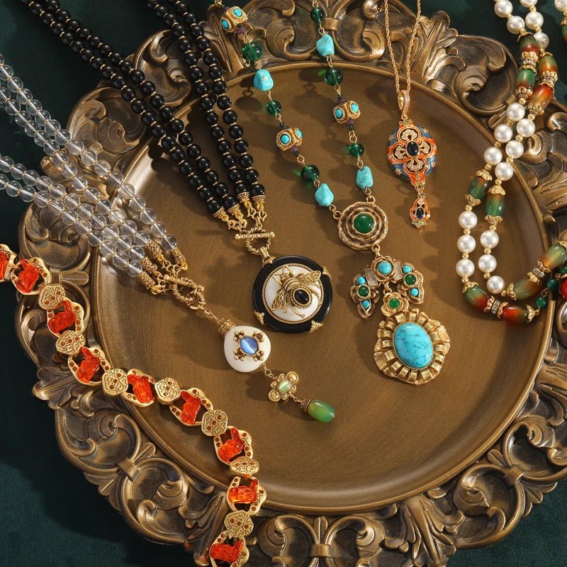 Celestial Relic Vintage Necklace - Voisson