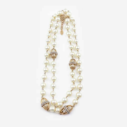 CelestialCage Pearl Necklace - Voisson