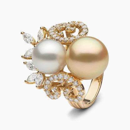 Champagne Gala Pearl Ring - Voisson