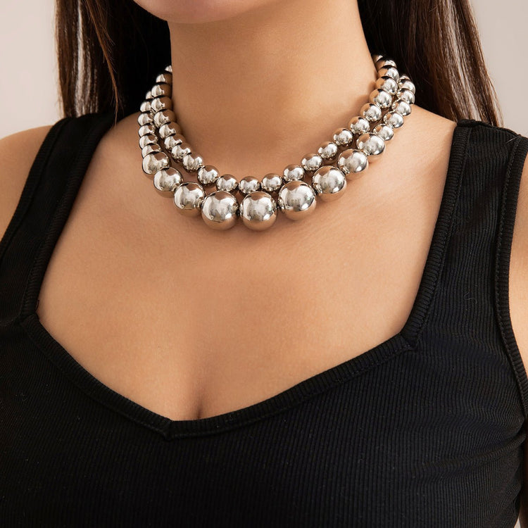 Chroma Chunky Bead Necklace - Voisson