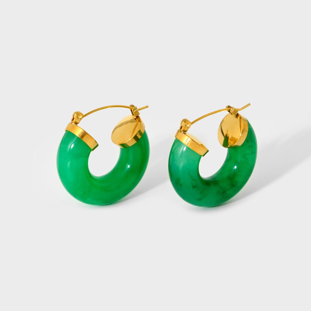 Chroma Luxe Hoop Earrings - Voisson