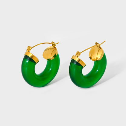 Chroma Luxe Hoop Earrings - Voisson