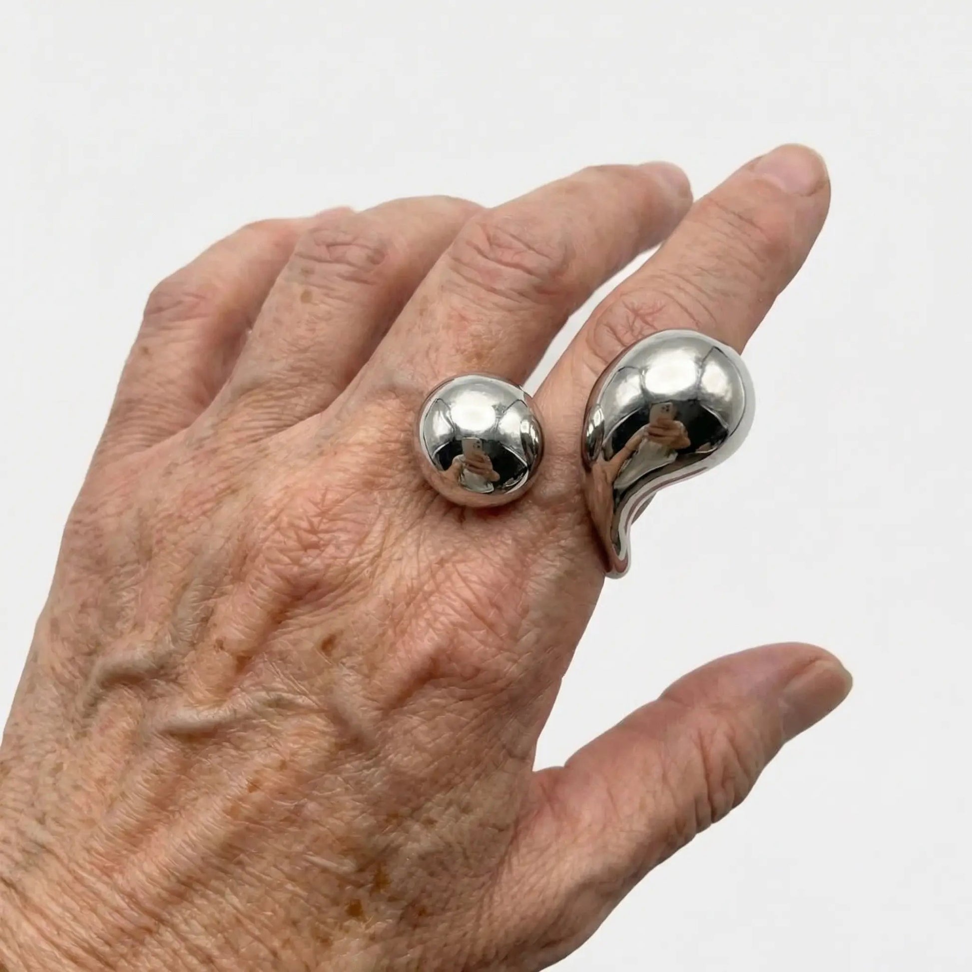 Chunky Water Drop Ring - Voisson
