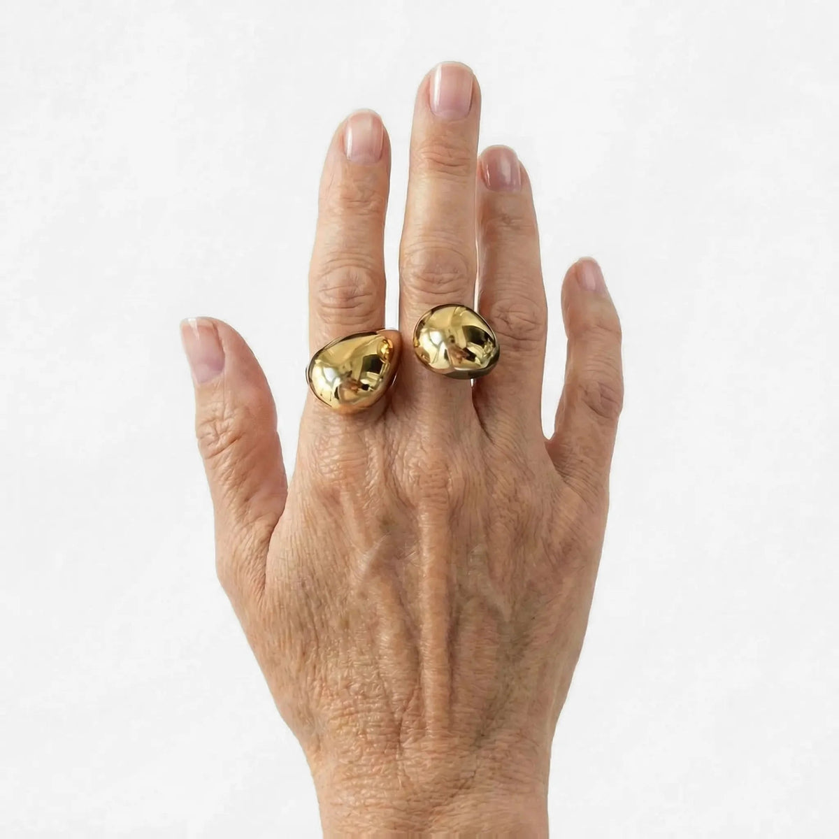 Chunky Water Drop Ring - Voisson