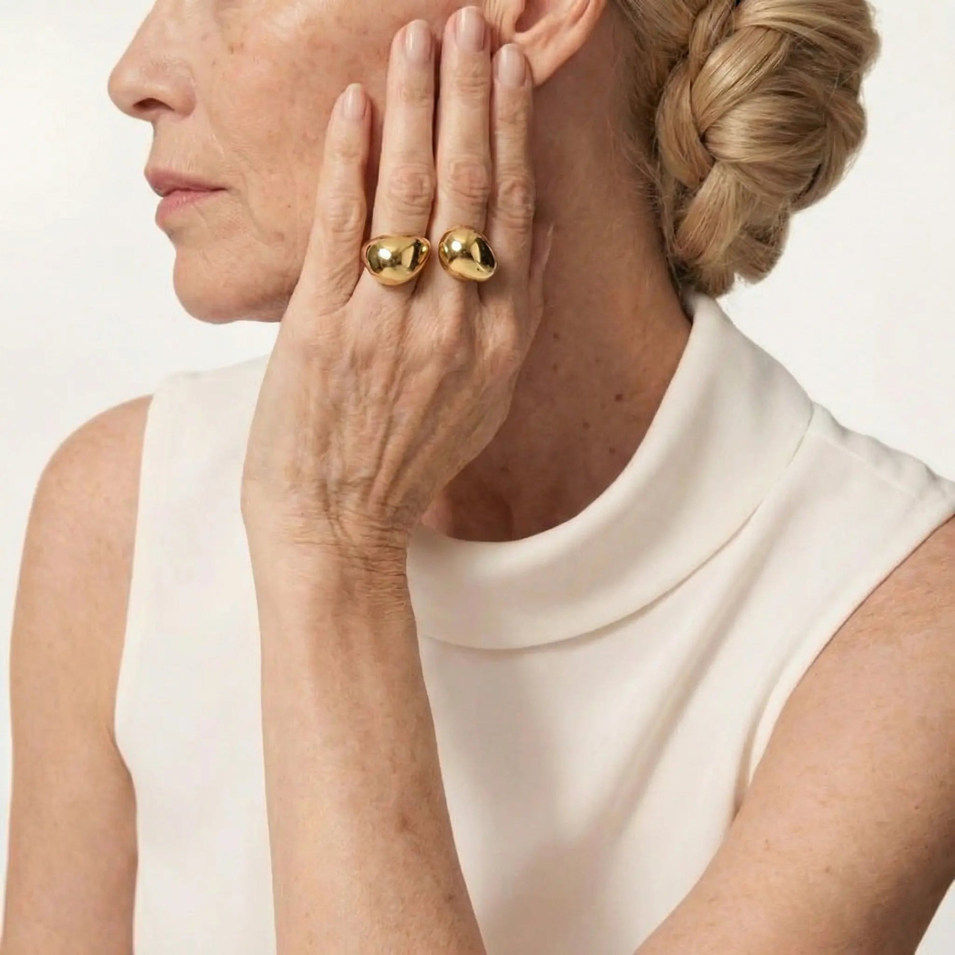 Chunky Water Drop Ring - Voisson
