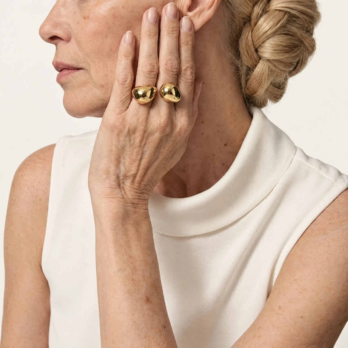 Chunky Water Drop Ring - Voisson