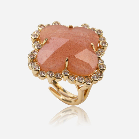 Clover Halo Statement Ring - Voisson