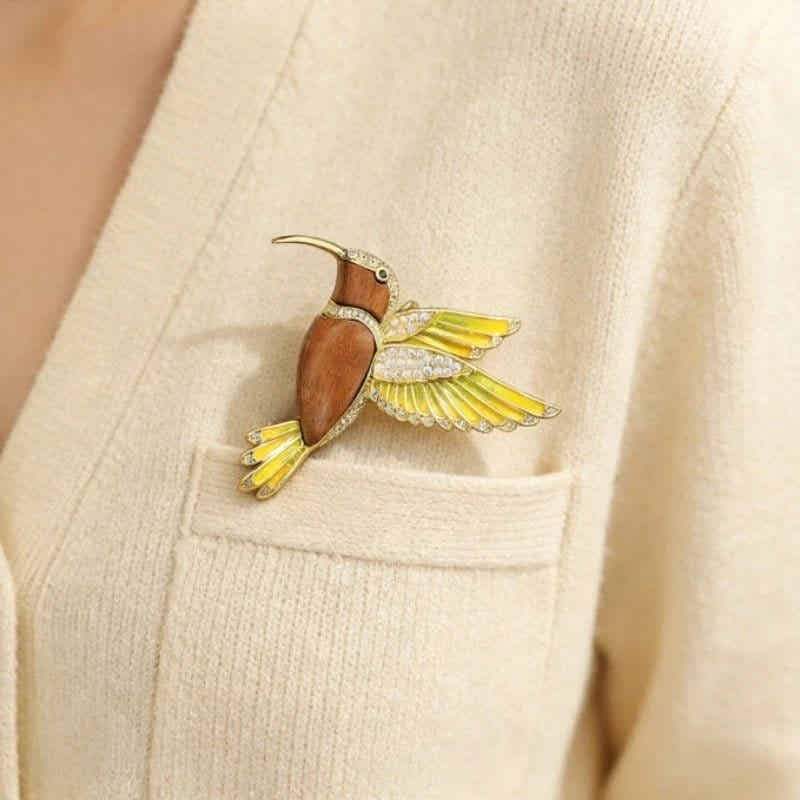 Cobalt Flight Brooch - Voisson