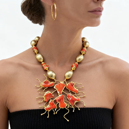 Coral Crown Necklace - Voisson