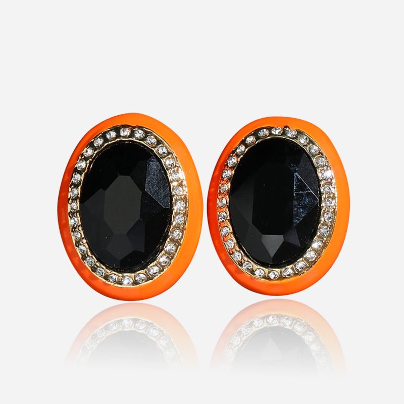 Coral Noir Earrings - Voisson