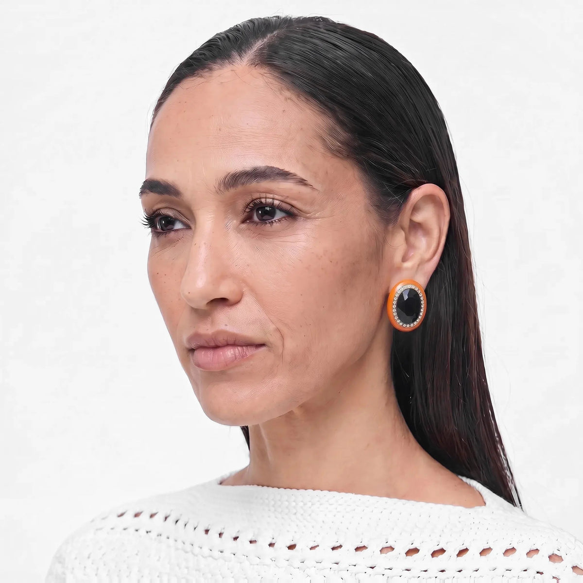 Coral Noir Earrings - Voisson