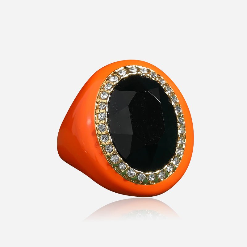 Coral Noir Ring - Voisson