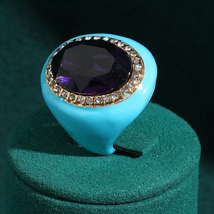 Coral Noir Ring - Voisson