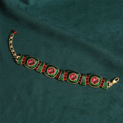 Crimson Noel Elegance Bracelet - Voisson