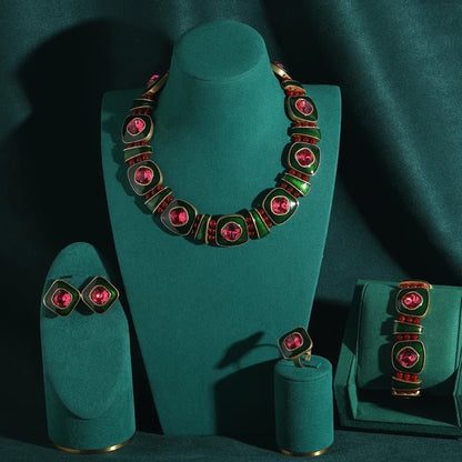 Crimson Noel Elegance Ring - Voisson