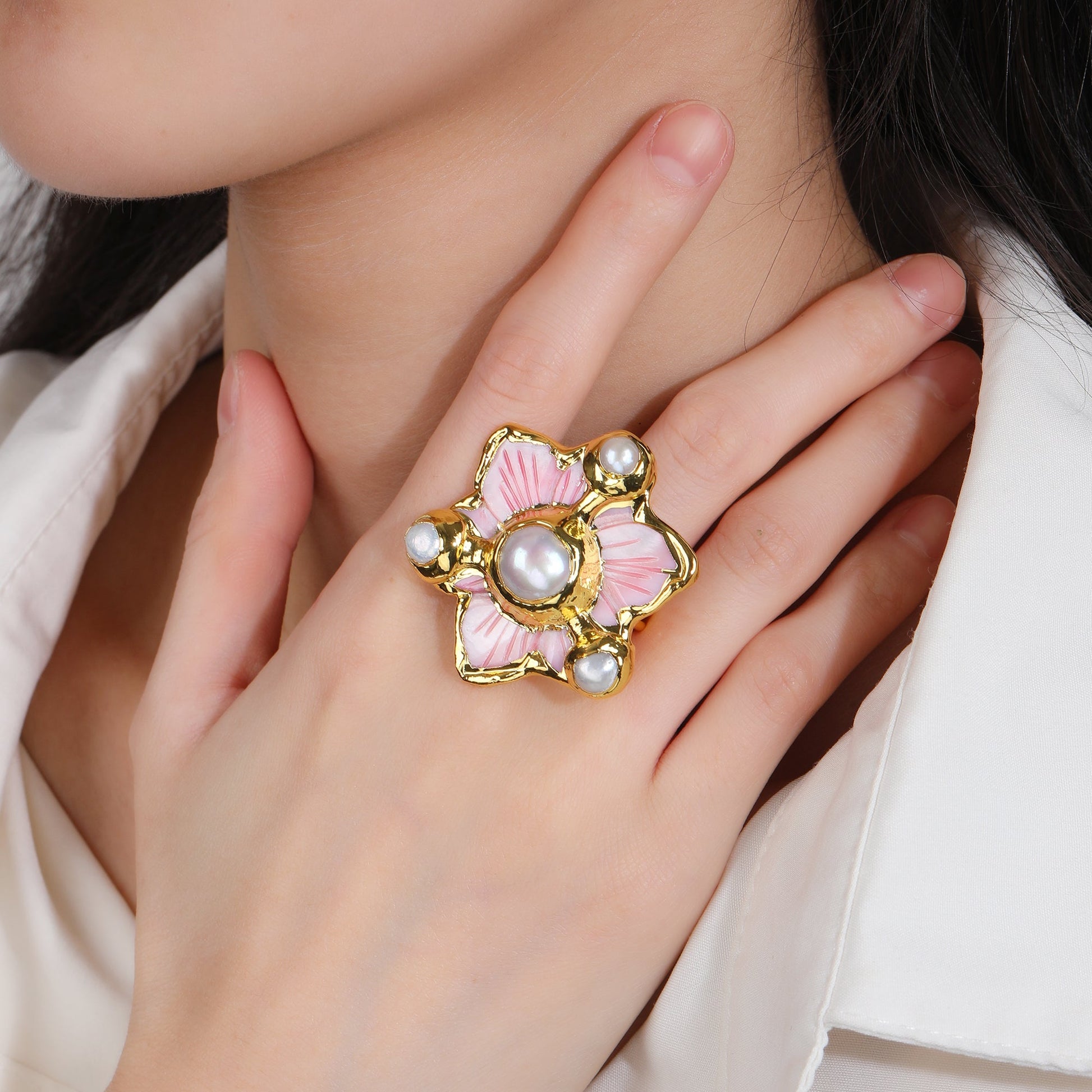 CrownDaisy Bold Ring - Voisson