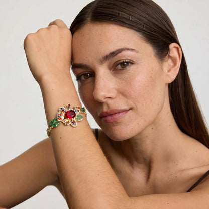 Crowned Blossom Bracelet - Voisson