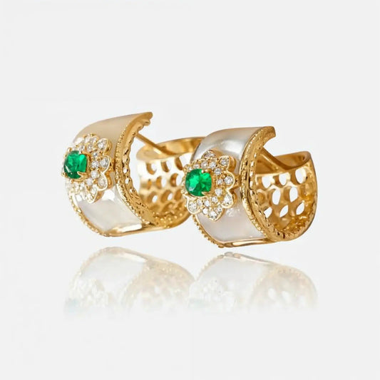 CrownLoom Statement Earrings - Voisson