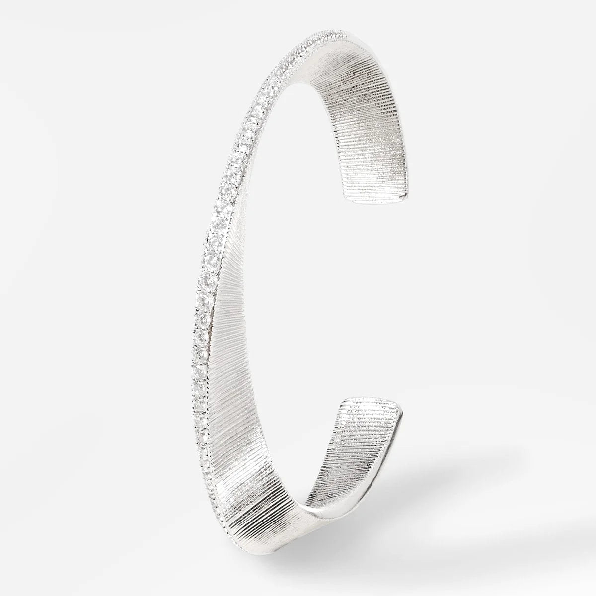Crystal Arc Cuff Bracelet - Voisson