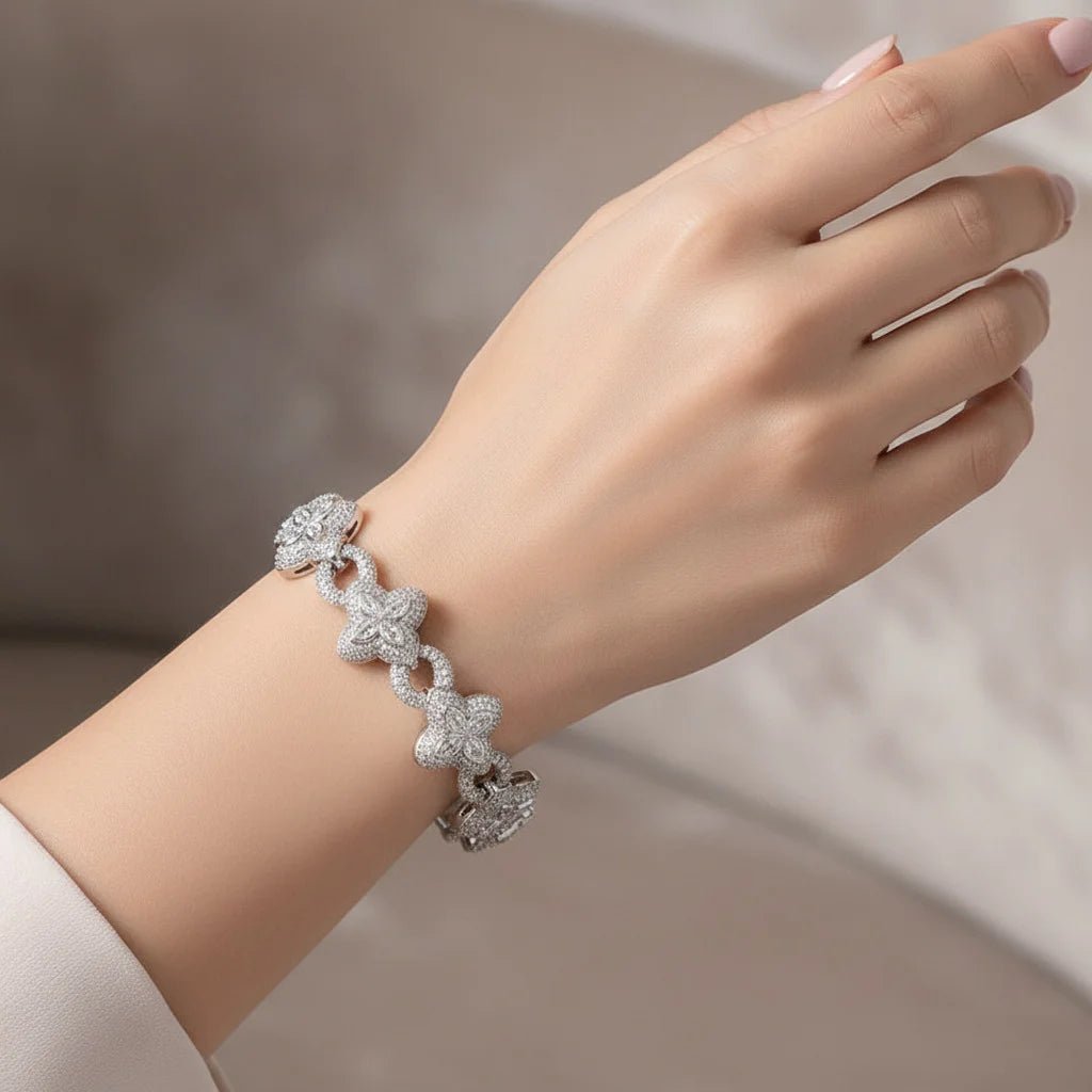 Crystal Blossom Bracelet - Voisson