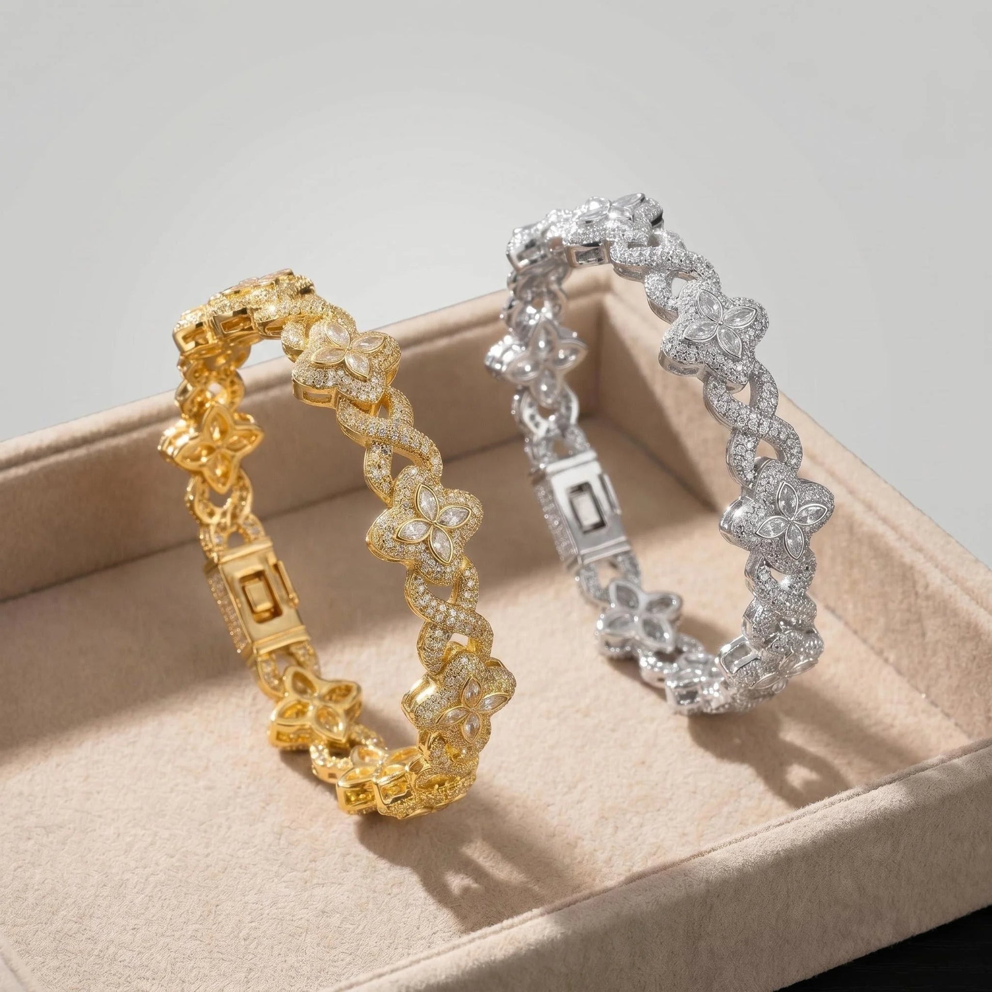 Crystal Blossom Bracelet - Voisson