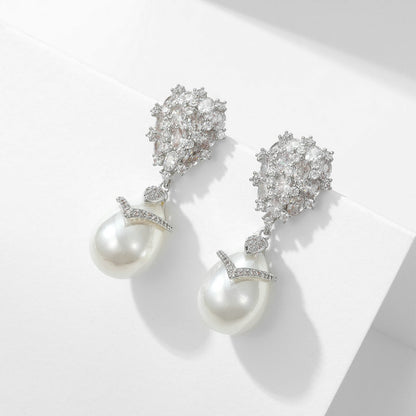Crystal Cluster Pearl Drops - Voisson