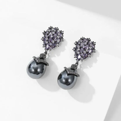 Crystal Cluster Pearl Drops - Voisson